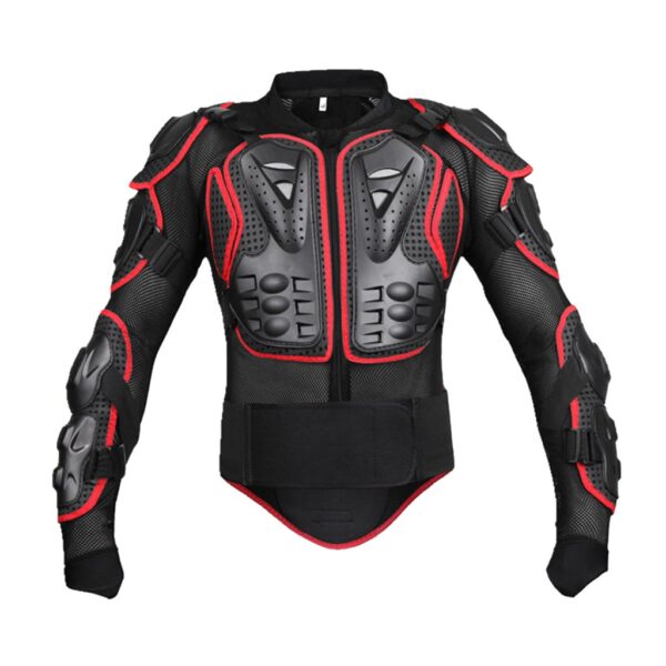 Men's Motorcycle Racing Armor Protective Jacket Red