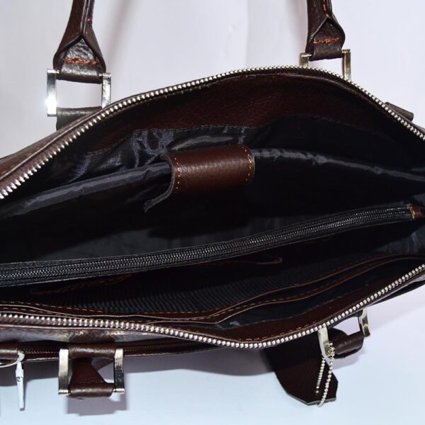 Leather Luxury Laptop Bag - Image 3