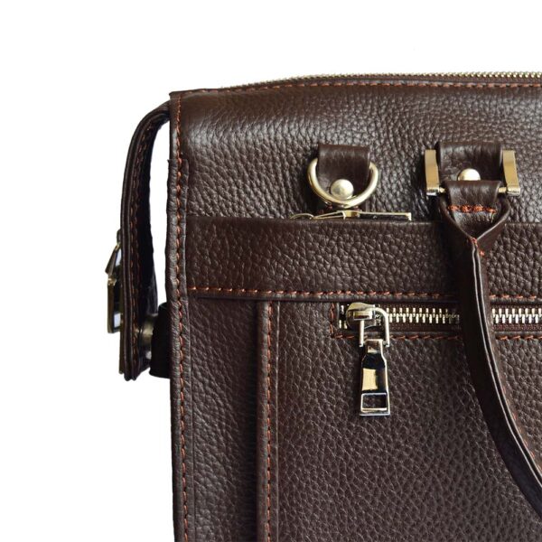 Leather Luxury Laptop Bag - Image 4