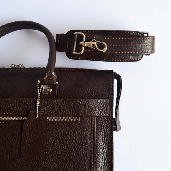 Leather Luxury Laptop Bag - Image 8