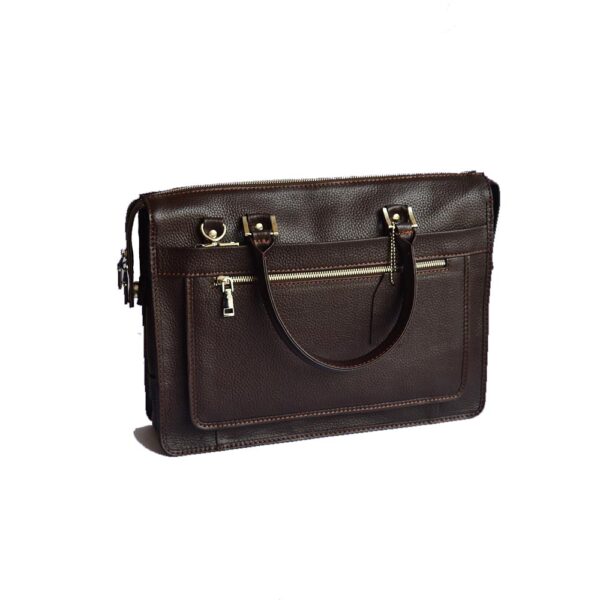 Leather Luxury Laptop Bag - Image 9