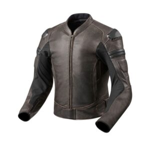 Men's Motorcycle Riding Jacket Brown