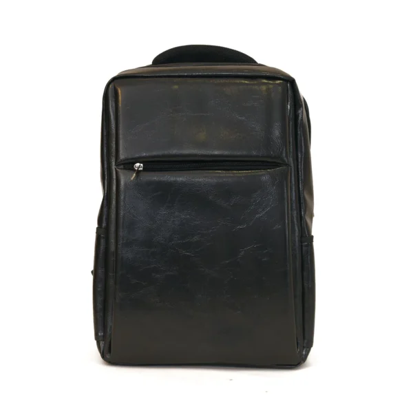 Leather Laptop Bag Black - Image 2