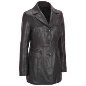 Premium Quality Leather Coat for Her