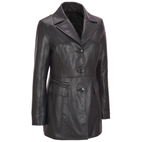 Premium Quality Leather Coat for Her