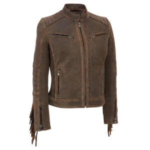 Genuine Leather Fashion Jacket For Her