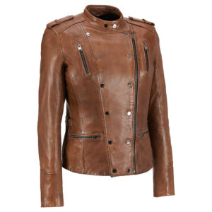 Premium Quality Leather Fashion Jacket For Her