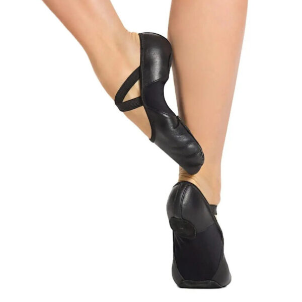 Leather Ballet Shoes Black